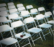 Chaises pliantes